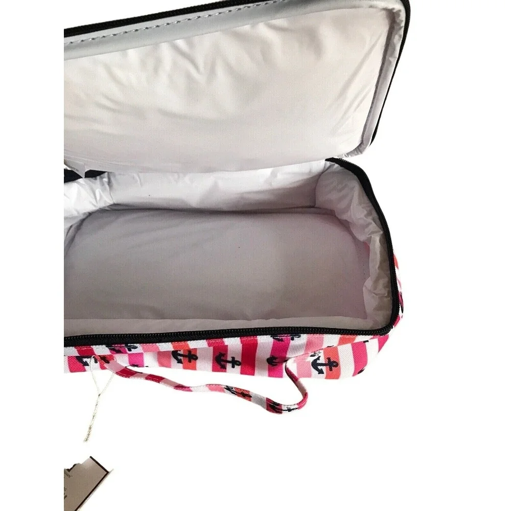 Mary Square‎ Water Resistant Soft Cooler Insulated Lunch Bag Tote Anchor Sailing